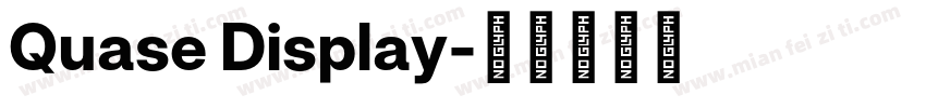 Quase Display字体转换